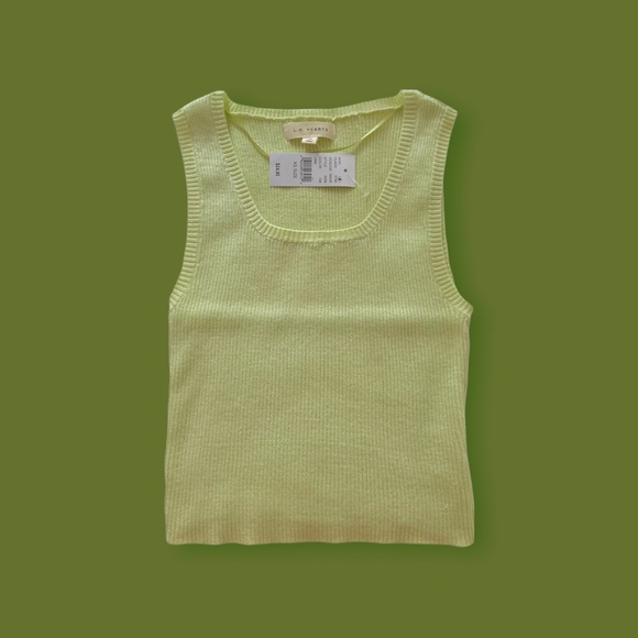 NWT Pacsun Fairy Green Sweater Tank - Picture 2 of 4